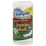 UPC 816970010150 product image for Simply Recycled Jumbo Roll Quilted Towels, 140 Count (Pack of 24) | upcitemdb.com