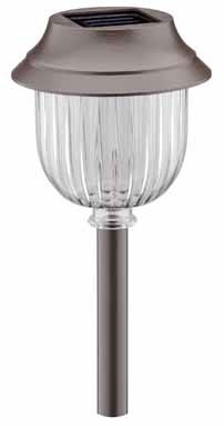 Tools: Malibu 6 Pack Solar Metal Walk Light with White LED, Black LZ422W6