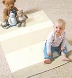 Elephant Embroidered Patchwork Cream & Beige Baby Blanket