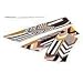 Missoni for Target Exclusive 3 Piece Section Platter Brown Zig Zag