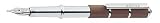 Online Piccolo Feelings Soft Brown Bold Point Fountain Pen - ON-33500