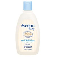 Aveeno Baby Wash & Shampoo Lightly Scented - 12 Oz