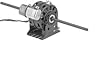 5KCP29BK8383S 1/12-1/30-1/50hp, 115/127v, 1375rpm OEM Direct Replacement Motor Fasco D1055
