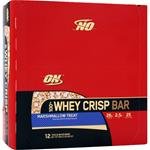 Optimum Nutrition 100% Whey Crisp Bar Marshmallow Treat 12 Bars