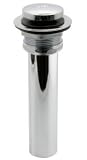 Pop-Up Straight Tub Drain w/1-1/2 x 6 Tailpiece - Brushed Nickel