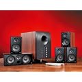 HOME-THEATER Surround-Sound-System 5.1 mit Fernbedienung
