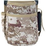 TRUSCO(トラスコ) デジタルデザート迷彩 腰袋 2段ベルト通し強化型 小 TCM-W21