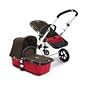 Bugaboo Cameleon - Red Base with Dark Brown Canvas Fabric