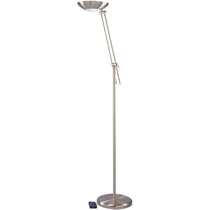 72H Antique Brass Finish Halogen Torchiere Floor Lamp by Lite Source