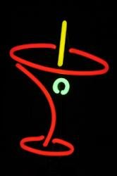 Neon Martini Light