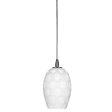 Forecast Lighting F5162 White Ceramic Molecule Traditional / Classic Handcrafted White Ceramic Dekor Glass Shade from the Molecule Collection
