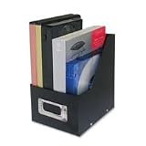 Media File, Folds Flat, For CDs/Media, Black, Sold as 1 each