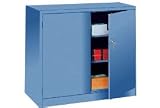 Lyon Counter Height Storage Cabinet 36x18x42 - Blue
