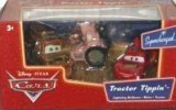 Disney Pixar Cars Supercharged Tractor Tippin' Die Cast Car Set with Lightning McQueen, Mater, Tractor
