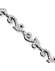 Sterling Silver CZ Bracelet