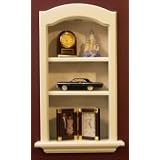 (CN-418) Solid Wood Recessed in the wall Niche Shelf, 18'H, multiple colors