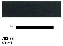 3M 70293 Scotchcal Striping Tape, Low Gloss Black, 1/8 in x 40 ft