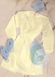 Fluid Resistant Isolation Disposable Gowns, Full Length & Full Back, Yellow, Universal Size