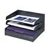 Safco 3127BL Steel Desk Tray Sorter, 5 Shelf, Letter Size, Black