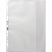 Elba 71443 Dokumentenh�lle A4, genarbt farblos PP, gepr�gt 130my Inh.10