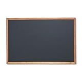 Standard Black Surface Chalkboard with Oak Finish Frame, 3'x2' QRTPCW203B