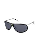 Ferrari Prancing Horse Logo Oval Plastic Sunglasses black/smoke