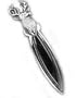 Sterling Silver DEER or Antler Horn Buck Stag BOOKMARK