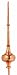 28" Handcrafted "Artemis" Pure Polished Copper Cupola Finial