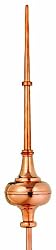 53" Handcrafted "Artemis" Pure Polished Copper Cupola Finial