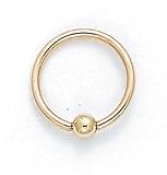 14K Belly Ring 10MM Hoop 16G - ES-1226
