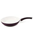 Aeternum Easy Saute Pan, 10-inch, Purple. Nano-ceramic non stick interiors Coined aluminum construction Silicone lacquer exteriors Stay-cool bakelite handles