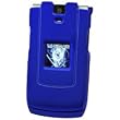 PREMIIUM BLUE RUBBER COATED PROGUARD COVER HARD CASE (With Optional Removable Belt Clip) for SANYO KATANA 2/II (6650) - RETAIL PACKAGING