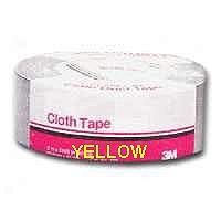 12 each: Scotch Colored Cloth Tape (1005-YLW-IP)