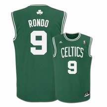 NBA Youth Boston Celtics Rajon Rondo Replica Road Jersey - R28E6Ccx (Green, Large)