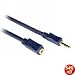 Cables To Go 40608 Velocity M/F Stereo Audio Extension Cable (6 Feet, Blue)
