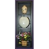 (SH-1918) Solid Wood Recessed in the wall Niche Shelf, 18H, multiple colors by 