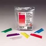 Hanging File Folder Plastic Index Tabs, 1/5 Tab, 2in, Clear, 25/Pack