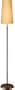 Holtkoetter Floor Lamp with Fabric Shade, Hand-Brushed Old with Kupfer Narrow Shade