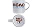 Kitchen & Housewares : Royal Worcester 11-Ounce Bottoms Up Mug, Dead Handsome, and Knows It