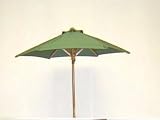 Hhsw Wooden Parasol Green 200/210cm
