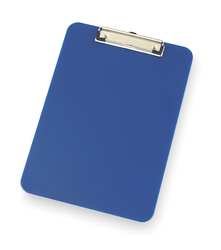 Dakota Designs 2LJX8 Clipboard, Letter, Plastic, Royal Blue
