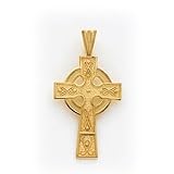 14k Celtic Cross Pendant - Measures 26x17mm - JewelryWeb