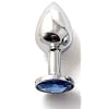 Buttplug Anal Butt Plug Hook mit blauem Kristall