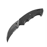 Garra Combo Black Folding Blade, Black G-10, Pocket Clip
