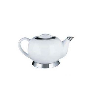 Best Cheap Trudeau Bianca 34 Ounce Teapot, White Porcelain S/S