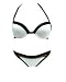 Sports : HUIT Cafe Royal gepadded Bikini Set, wei&szlig; mix