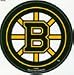 Boston Bruins Round Vinyl Decal