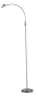 Adesso Eternity Flat Head Floor Lamp, Satin Steel