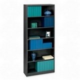 HON COMPANY Metal Bookcase, 6 Shelves, 34 1/2w x 12 5/8d x 81 1/8h, Black 21oZd6%2B6hlL. SL160 HON COMPANY Metal Bookcase, 6 Shelves, 34 1/2w x 12 5/8d x 81 1/8h, Black