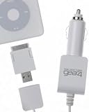  : GEAR4 PowerTrip II - 12V Car Charger for all iPods inc Shuffle, Nano and Video - White